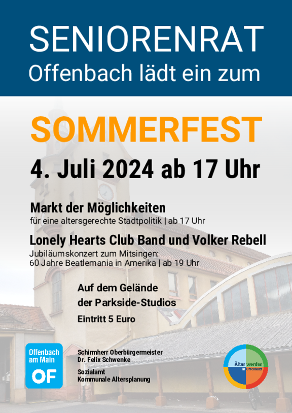 Sommerfest 2024 Seniorenrat Offenbach 